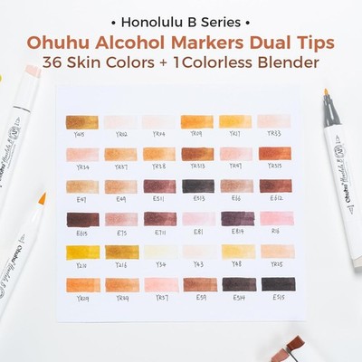 Ohuhu Alcohol based Art marker Brush & Fine - CG070 Neutral Grey 07 | Be Creative Shop