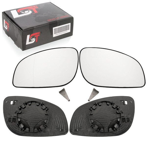 2X Seitenspiegel Spiegelglas Links Rechts AsphäRisch Konvex FüR Opel Signum Z03-image