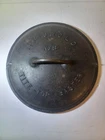 GRISWOLD CAST IRON No. 8 Tite-Top DUTCH OVEN A 2551 LID ONLY Pat. 1920 Erie PA