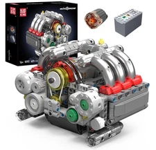 Mould King 10193 Boxer Engine Motor Drive Cylinder Building Block Toy Kit DIY
