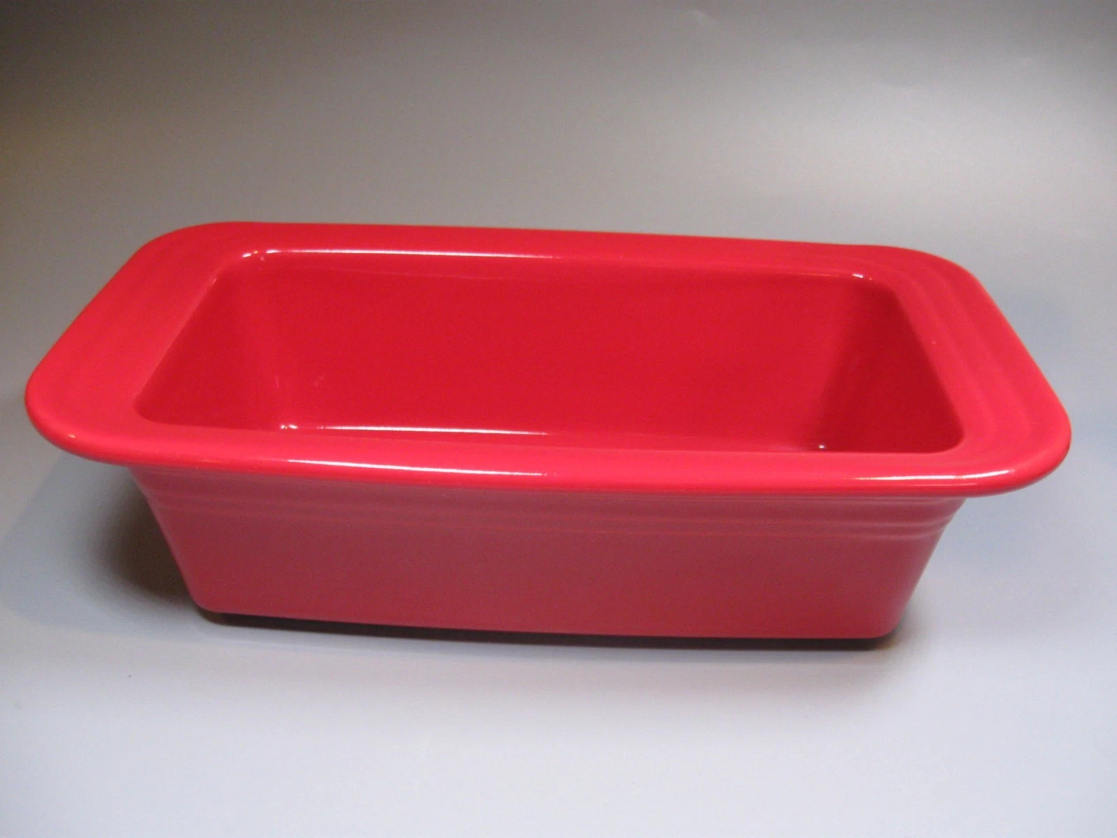 Fiestaware Red Loaf Pan Bread Baking Baker Dish Fiesta HLC USA