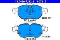 ATE Bremsbelagsatz Scheibenbremse 13.0460-7212.2 FüR Croma Fiat Opel Saab Vectra