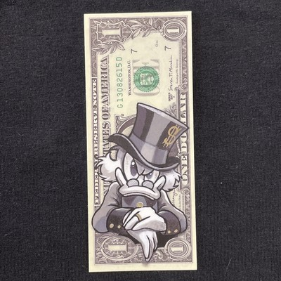#ad #ad Scrooge Sticker Art Print Dollar Bill Art Graffiti Art Street Art Print $13.99