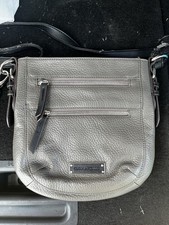 Tiganello Grey Genuine Leather Crossbody Bag ...