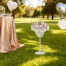 Flower Stand for Wedding, Acrylic Flower Stand,Tabletop Decoration Flowers Stand