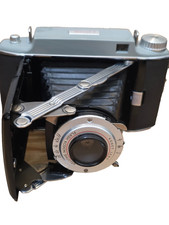 Vintage Kodak Tourist II Folding Camera Kodet Lens Flash Kodon Shutter