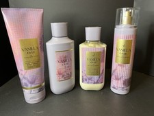 BATH  BODY WORKS VANILLA EASE BODY CREAM AND FINE FRAGRANCE MIST SPRAY NEW
