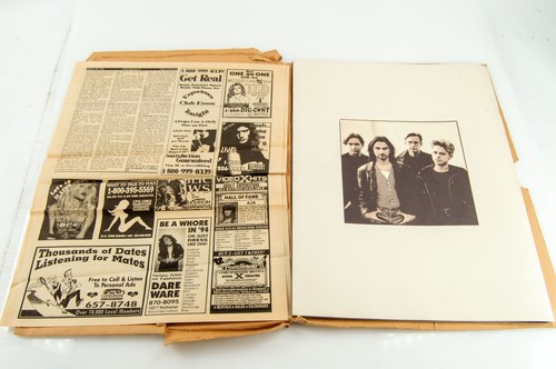 Depeche Mode 1993 Devotional Tour Program Book W/ Sleeve & '94 Summer Tour Flyer - Picture 2 of 6