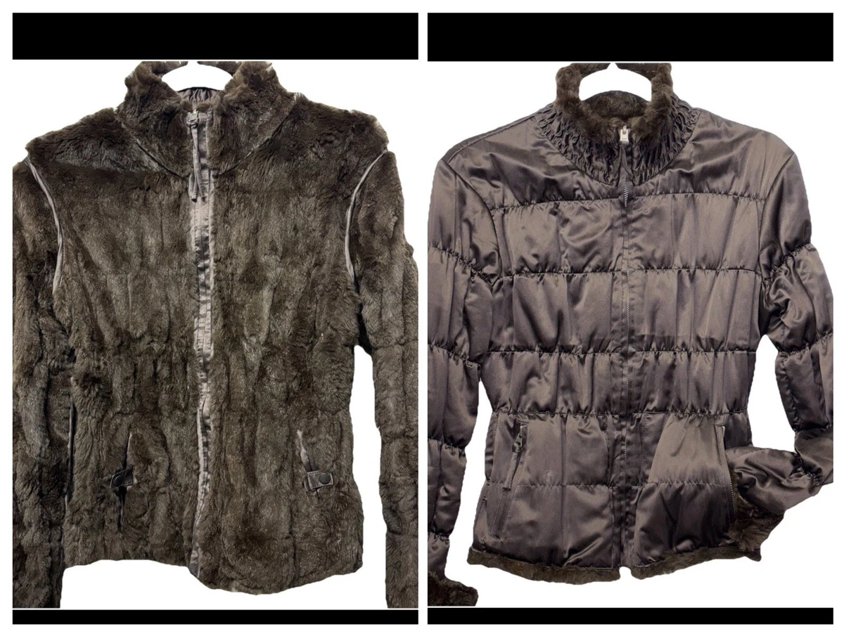 Veste Cape En Fourrure De Lapin Tricotée - Marque What Goes Around Comes Around - Taille S - Neuf Sans étiquettes
