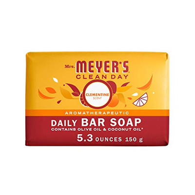 Mrs. Meyer'S Clean Day'S Bar Soap, Use as Body Wash or Hand Soap, Cruelty Free F