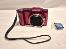 Olympus Olympus SZ-14 Red 14MP 24x Wide Digital Camera Battery  SD card