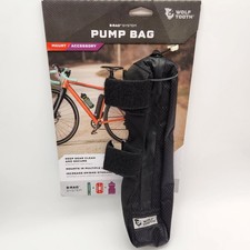 Wolf Tooth B-RAD Bicycle Pump Bag Black NO HARDWARE BAG ONLY
