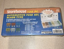 Storehouse 120 pc Item 92940 Automotive Fuse Set, Blade Type  Assortment 5-30AMP