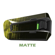 For Cardo Packtalk Edge Neo Pro Stickers Matte Wrap Decals Yellow Pulse