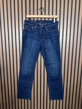 Abercrombie  Fitch Jeans 30 x 32 Mens Blue Dark Wash Straight Stretch Denim