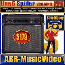 Line 6 Spider V 20 MkII 1x8" 20-watt Modeling Combo Amp