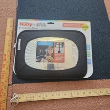 Nuby x Safe in the Seat Soft Fabric Backseat Baby View Mirror  7b