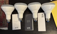 Philips WiZ Smart Light Bulb for Recessed Lights BR30 Full Color WIFI LED 4-Pack