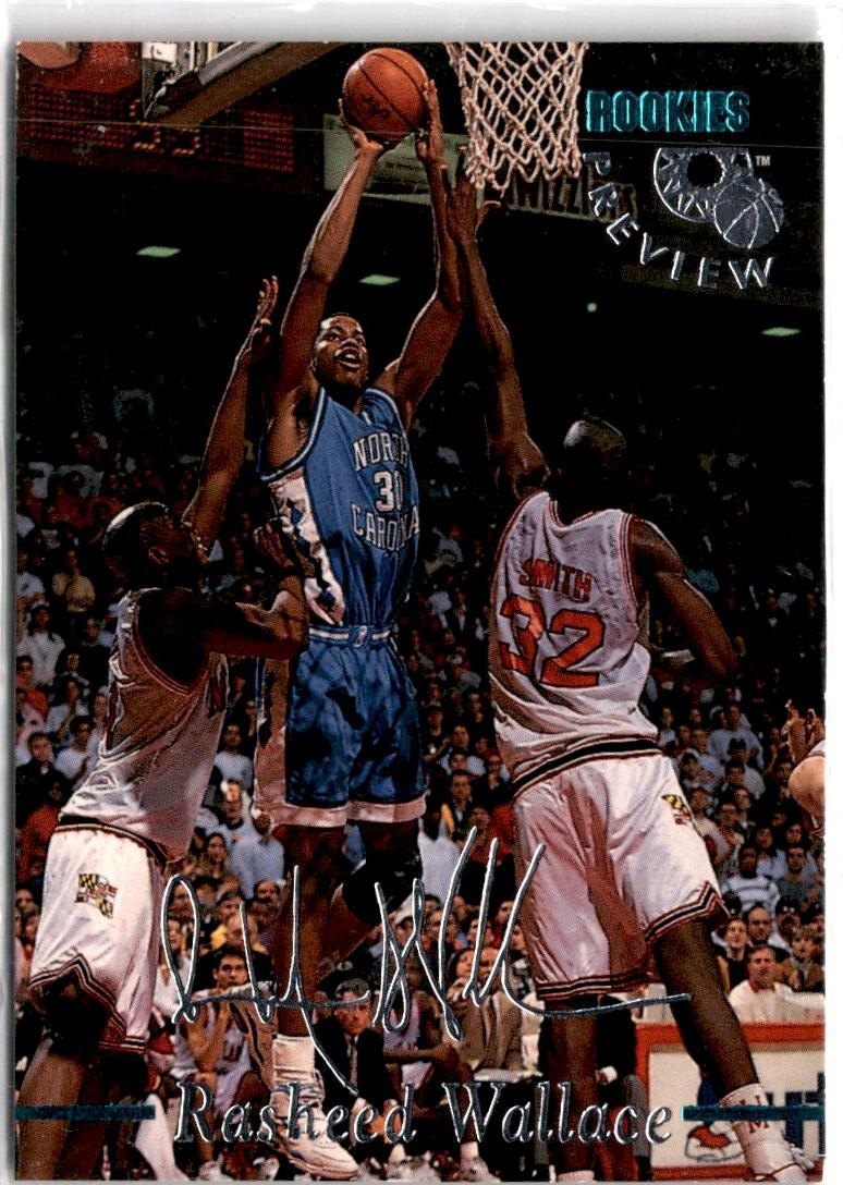 1995 Classic Rookies #HP4 Rasheed Wallace Pro Line Printers Proofs