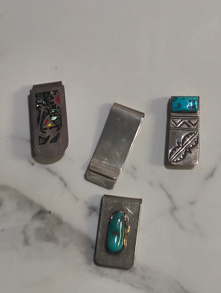 Sterling Money Clips One Is Tiffany 2.9 Ounces - Image 4 of 4