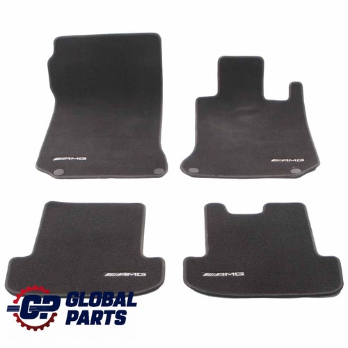 Mercedes W204 Floor Mats Set AMG Interior Front Rear Footwell Floor