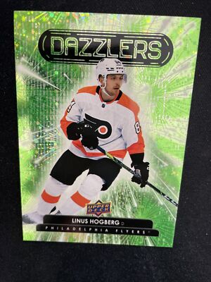 Linus Hogberg 2022-23 Upper Deck Dazzlers Green #DZ-61 Linus Hogberg Flyers | eBay