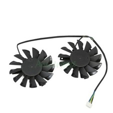 Dual 75mm 4pin PWM Cooling Fan Mounting 52mm PC GPU VGA Video Card PLD08010S12HH