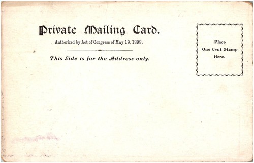 General Frederick D. Grant Camp Headquarters 1898 Postcard Spanish-American War - Picture 2 of 2