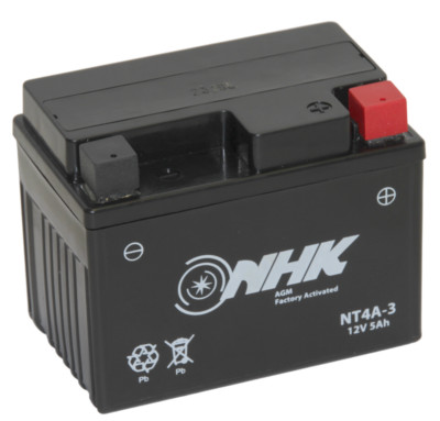 Roller Batterie YT4A-3 12V 5Ah - MBK Booster 50 Kompatible Motorradbatterie