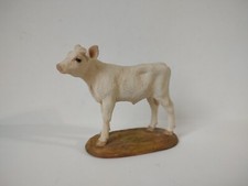 North Light England cow calf figurine Charolais 1983