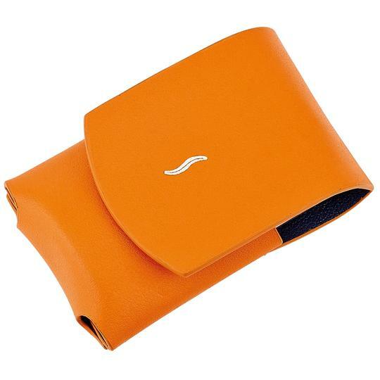 S.T. Dupont Leather Case Pouch For the Minijet Lighter, Orange