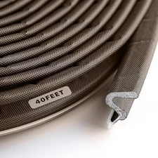 "BBTO 40ft Door Weather Stripping Seal – V-Shaped Foam for Soundproofing, Insula