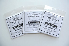 3 Packages Fremont "SOLOIST" Wound Low-G Squeakless Polished Ukulele String