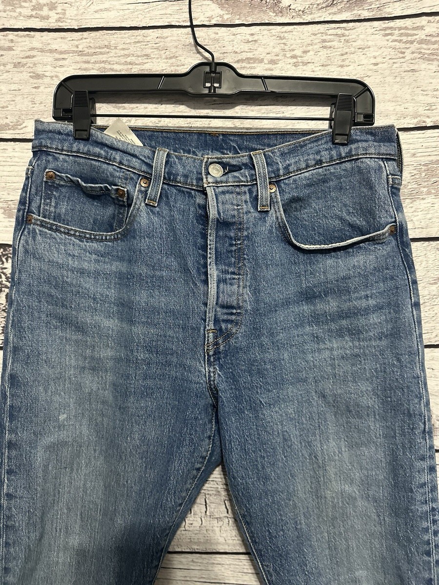 Vintage Levis 501 S Skinny Fit Big E Button Fly Denim Jeans W30