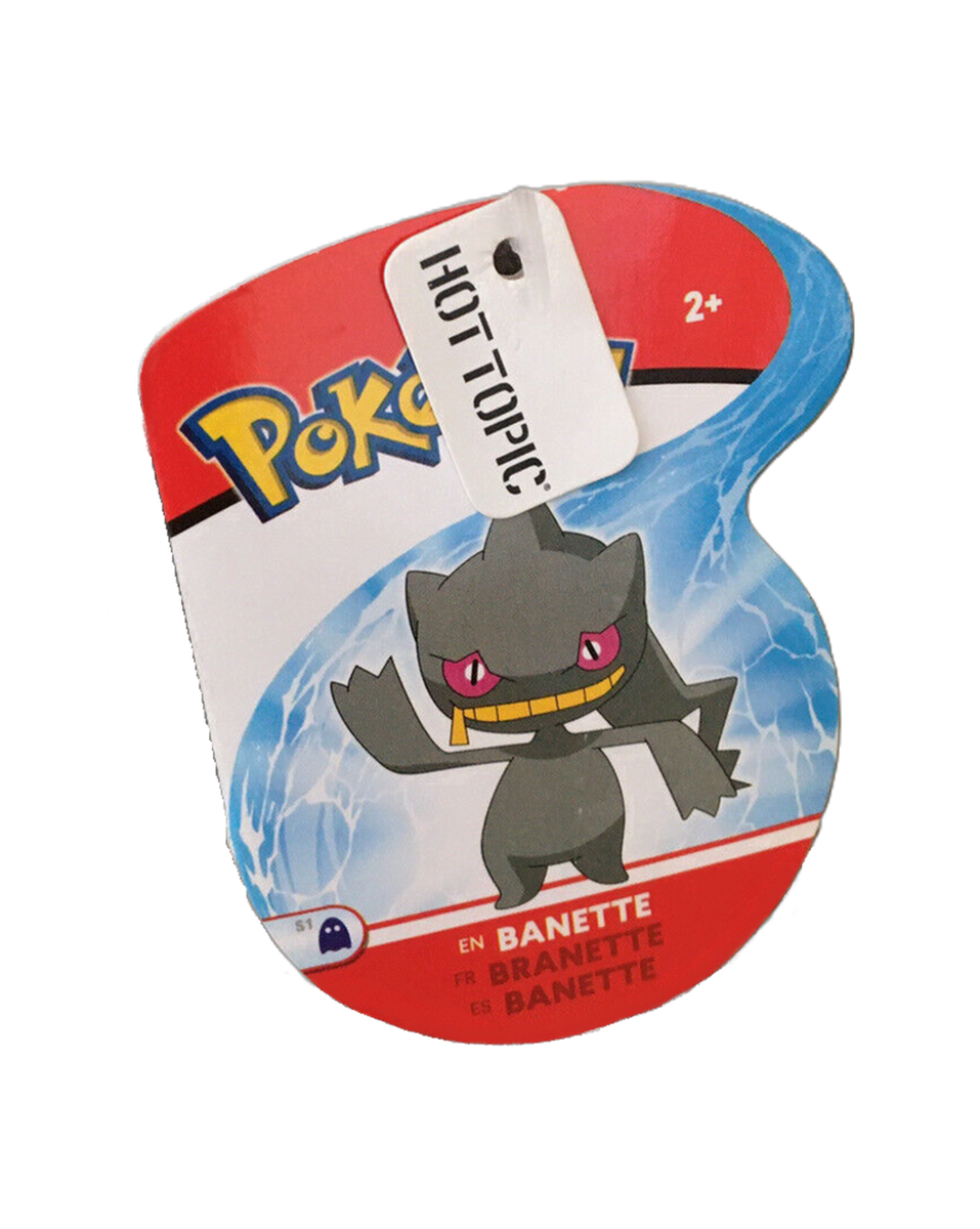 Pokemon Banette 10" Plush - NEW - Hot Topic Exclusive US Seller | eBay Pokemon Banette 10" Plush - NEW - Hot Topic Exclusive US Seller | eBay