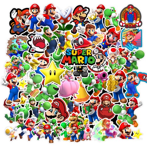 NEW Kids Themes Collection Cartoon Animals Fruit Games Anime Stickers Skateboard - Picture 47 of 239