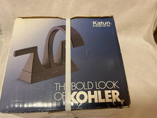 Kohler Cursiva 4" Centerset 2-Handle Bathroom Faucet Matte Black R30578-4D-BL