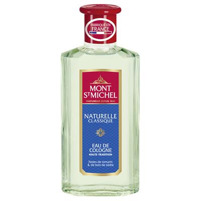 Eau De Cologne Mont St Michel - Naturelle Classique - Parfum Frais - Flacon 250 Ml - Neuf Original
