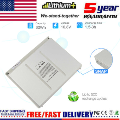 For Apple MacBook Pro 15'' A1175, A1226, A1260 A1150 A1211 Battery 10.8V 60WH New