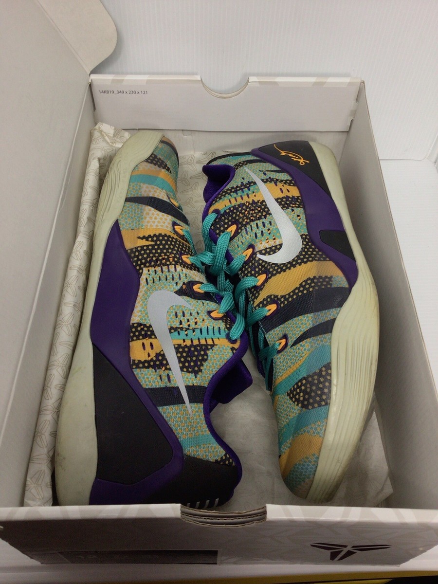 Nike Kobe 9 EM Low Unleashed Pop Art Sneakers 646701-508 Nike Kobe 9 EM Low Unleashed Pop Art Sneakers 646701-508