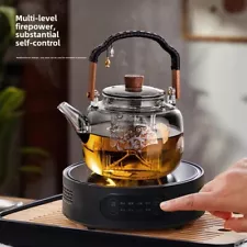 High-temperature resistant glass kettle for both brewing tea steaming purposes