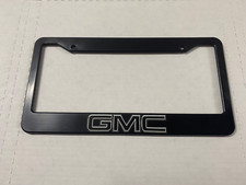 For Gmc Black Plastic License Plate Frame Truck Car Suv New Us For Gmc Black Plastic License Plate Frame Truck Car Suv New Us
