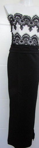 Ladies Summer Black Evening Floral Womens Bodycon Party Formal Dress Size 10-12 - Picture 20 of 24