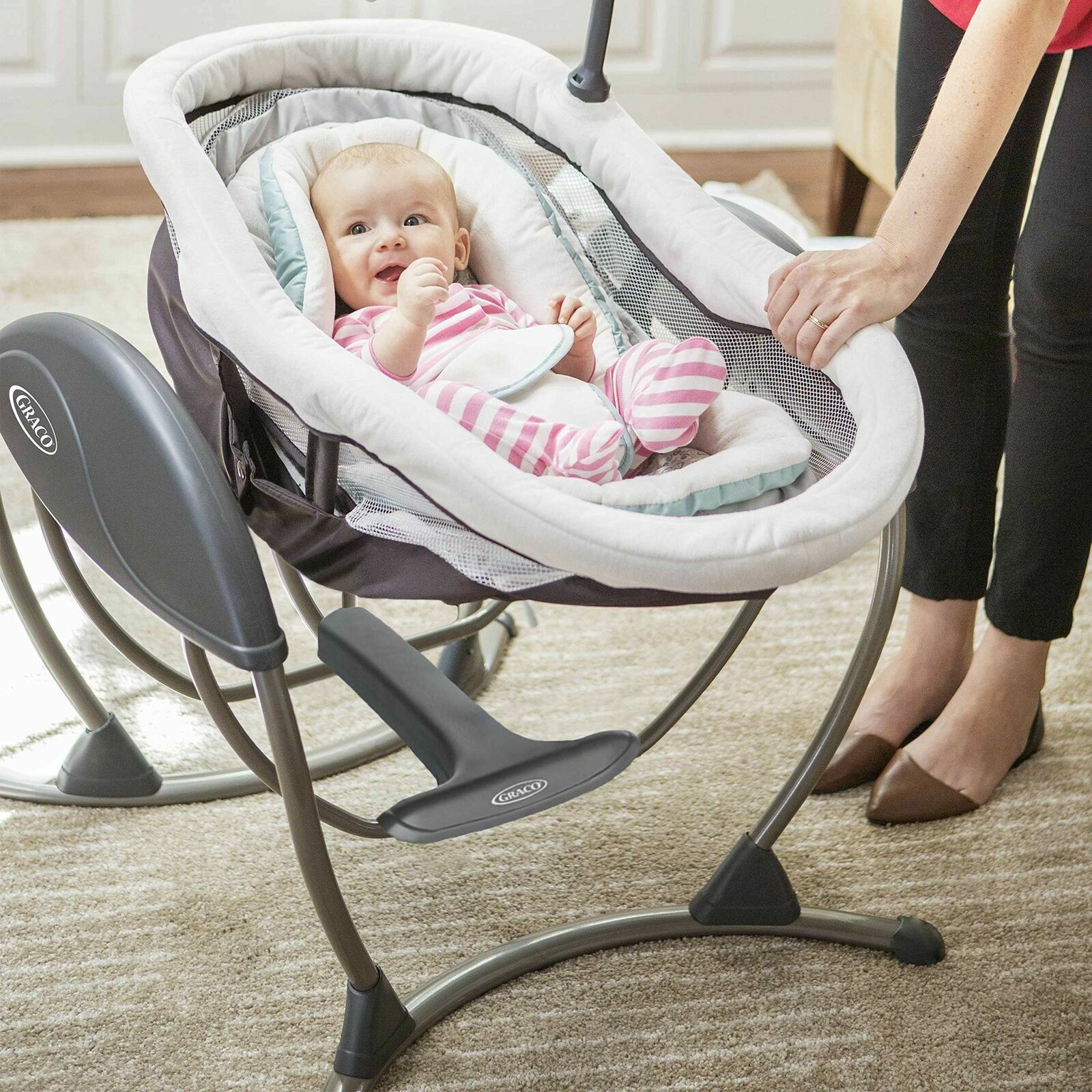 graco dreamglider gliding swing in sutton multi