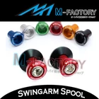 Red Paddock Stand CNC Swingarm Spools Fit Honda CBR600RR CBR1000RR CBR250RR 19