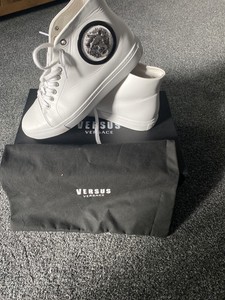 mens versace high top trainers