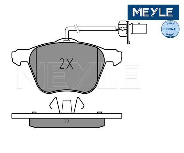 Bremsbelagsatz, Scheibenbremse Meyle 0252326920/W FüR Vw-image