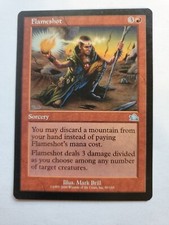 MTG Magic The Gathering Card Flameshot Sorcery Red Prophecy 