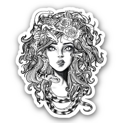 Medusa Small Sticker Decal