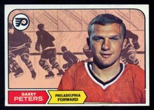 1968-69 TOPPS NHL HOCKEY #99 Garry Peters EX-NM Philadelphia Flyers Card